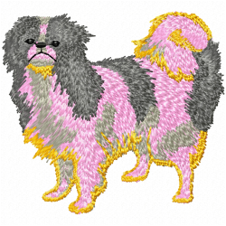 Dogs Embroidery Design 3 Dogs Embroidery Design 3